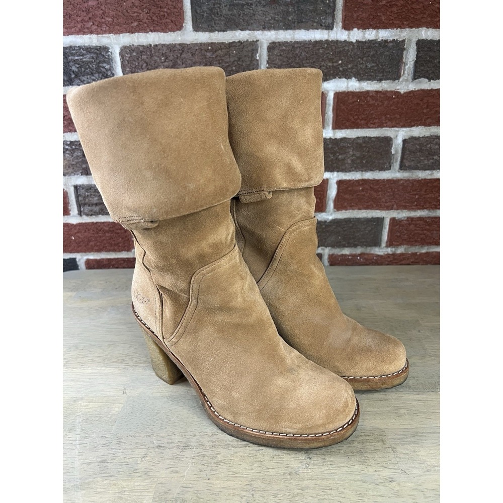 UGG Australia Womens 'Josie' Chestnut Convertible Pull on Boots Size 6.5